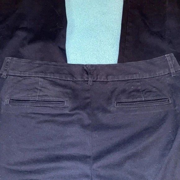 JM COLLECTION  dark navy blue pants super soft with stretchy waistband size 14 - Picture 5 of 13